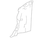 Genuine Mazda Radiator Support Splash Shield Bbm4-56-115c. Fixed Price $426.08.