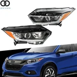 Headlights Halogen Black Headlamp W/ Led Drl For 2019 2020 2021 Honda Hrv Hr-v. Fixed Price $131.05.