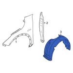 For Kia K4 2025 86811gg000 Front Left Fender Splash Shield. Fixed Price $119.67.