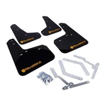 Rally Armor 12-19 Ford Focus St / 16-19 Rs Black Ur Mud Flap W/ Tangerine Scream. Fixed Price $170.50.
