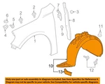 Gm Oem 16-18 Malibu Fender Components-fender Liner 84062806. Fixed Price $139.47.