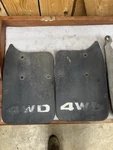 95-04 Toyota Tacoma Front And Rear Mud Flaps Splash Guards Set 4wd 4x4 Oem. Fixed Price $250.00.