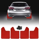 Rulline Car Mud Flaps Universal Fit Red Splash Guards (4 Pack). Fixed Price $40.28.