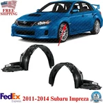 Front Fender Liner Right & Left Side For 2011-2014 Subaru Impreza. Fixed Price $91.39.