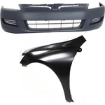 Fender And Bumper Cover Kit For 2003-2005 Honda Accord Coupe Front Driver Side. Fixed Price $243.46.