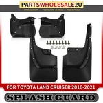 4pcs Front &rear Side Splash Guards Mud Flaps For Toyota Land Cruiser 2016-2021. Fixed Price $46.99.