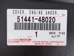 Genuine Oem Toyota 51441-48020 Under Body Splash Shield Cover 2001-07 Highlander. Fixed Price $76.90.