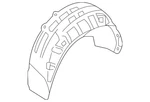 Genuine Volkswagen Wheelhouse Liner 5g0-810-972-d. Fixed Price $107.99.