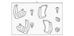 Genuine Honda Splash Guard Front 08p08-ta0-100r1. Fixed Price $40.47.