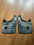2001-07 Toyota Sequoia Rear Left & Right Mud Flaps Splash Guards Pair Black. Fixed Price $45.00.