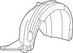 Vw/audi/porsche 5c6805912m Fender Splash Shield (front. Fixed Price $103.65.