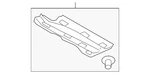 Genuine Volkswagen Center Shield 5q0-825-202-ar. Fixed Price $144.00.