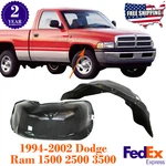 Fender Liner Splash Shield Front For 1994-2002 Dodge Ram 1500 2500 3500 2wd. Fixed Price $124.59.