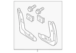 Genuine Ford Splash Guards Molded Med Dark Platinum Ga1z16a550aa. Fixed Price $91.75.