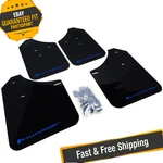 Rally Armor Mf1-ur-blk/bl Black/blue Ur Mud Flaps For 2002-2007 Subaru Wrx/sti. Fixed Price $146.82.