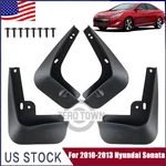 New 4pcs Front & Rear Mud Flaps Splash Guards For 2010-2013 Hyundai Sonata. Fixed Price $20.00.