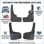 Mud Flaps Splash Guards Fits For 2019 - 2023 Ford Ranger Front & Rear. Fixed Price $33.29.