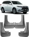 Genuine Full Set Splash Guards Mud Flaps For 2018-2022 Mitsubishi Outlander Phev. Fixed Price $29.99.