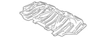Genuine Land-rover Lower Shield Krn500200. Fixed Price $128.87.