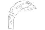Genuine Toyota Quarter Panel Splash Shield 65637-02130. Fixed Price $90.00.