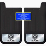 Ram Rear Mud Flaps (left+right) 12"x23" Dodge Factory Heavy Duty Splash Guards. Fixed Price $146.95.