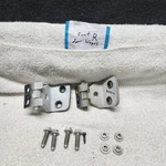 04-10 Bmw X3 Front Right Passenger White Complete Door Hinge Set W/ Bolts Oem. Fixed Price $43.19.