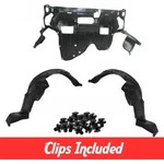 Fender Liner & Undercover Set W/ Clips For Us Built 2008-2012 Honda Accord Sedan. Fixed Price $72.99.