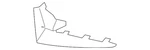 Genuine Ford Mud Guard D2bz-16a550-a. Fixed Price $35.00.