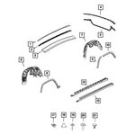 For Jeep Wagoneer 2022-2025 Mopar 68351548af Wheelhouse Inner Silencer. Fixed Price $77.06.
