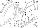 Genuine Nissan Mud Guard 76857-6gp0a. Fixed Price $69.23.