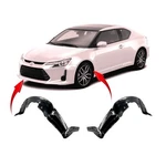 Fender Liners Set Of 2 For Scion Tc 2014-2016 Sc1248111 Sc1249111 Front. Fixed Price $124.64.