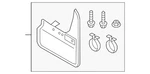 Genuine Volkswagen Splash Guards - Front R-line Models 5na-075-111-a. Fixed Price $67.23.
