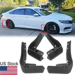 4pcs Front Rear Splash Guard Fender Mud Flaps For Honda Accord Sedan 2018-2021. Fixed Price $33.99.
