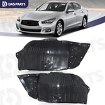 Pair Fender Liners For 14-23 Infiniti Q50 Front Driver Passenger Side Left Right. Fixed Price $47.45.