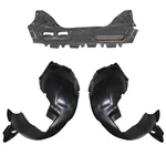 Front Fender Liner & Under Cover Set For 2011-2018 Volkswagen Jetta Vw1228122. Fixed Price $90.76.