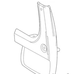 Genuine Toyota Mud Flap 76626-0e020. Fixed Price $30.00.