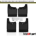 4x Front & Rear Spalsh Guadrs For Ford F-250 F-350 F-450 2017-2018 W/wheel Lips. Fixed Price $42.99.