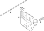 Genuine Volkswagen End Cover 17a-854-855. Fixed Price $29.50.