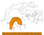 Gm Oem 16-23 Camaro Quarter Panel Components-wheelhouse Liner 84083945. Fixed Price $163.61.