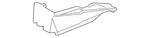 Genuine Lexus Floor Pan Splash Shield 58723-0e010. Fixed Price $142.94.