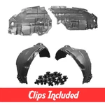 Fender Liner & Engine Undercover Set W/ Clips For 2012-2014 Toyota Camry Se. Fixed Price $97.24.