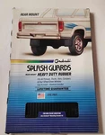 Groboski 10071 Universal Heavy-duty 18" X 12" Rear Splash Guards Made In Usa. Fixed Price $60.00.