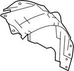 Genuine Infiniti Rear Fender Liner 63840-4ga0a. Fixed Price $109.34.