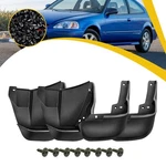 4pc Car Mud Flaps Splash Guards For Front Rear Honda Civic 1996-2000 Coupe Sedan. Fixed Price $35.14.