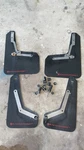 Rally Armor Mf27 Ur Blk/rd Mud Flap Kit For 2012-19 Ford Focus Hatch. Fixed Price $75.00.