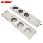 1/2 Pattern 30" Stainless Steel Mud Flap Hanger W/ Light Cutouts Spring Loaded. Fixed Price $71.99.
