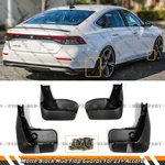 Oe Style 4 Pcs Front + Rear Splash Guard Mud Flap Set For 2023-2026 Honda Accord. Fixed Price $25.99.