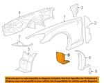Chevrolet Gm Oem 06-09 Corvette-rear Fender Liner Splash Shield Right 15827791. Fixed Price $79.26.