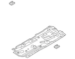 Genuine Mazda Floor Pan Splash Shield Tk48-56-3h0a. Fixed Price $106.96.