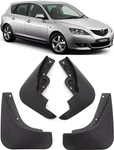 New Full Set Splash Guards Mud Flaps Fender For 2004-2009 Mazda 3 Hatchback. Fixed Price $18.59.